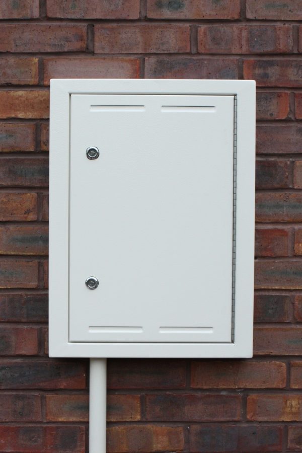 ARCHITRAVE ELECTRIC METER OVERBOX 600 X 445 X 70 BLACK