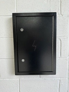 ARCHITRAVE ELECTRIC METER OVERBOX 600 X 445 X 70 BLACK