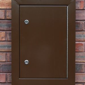 ARCHITRAVE ELECTRIC METER OVERBOX 600 X 445 X 70 BLACK