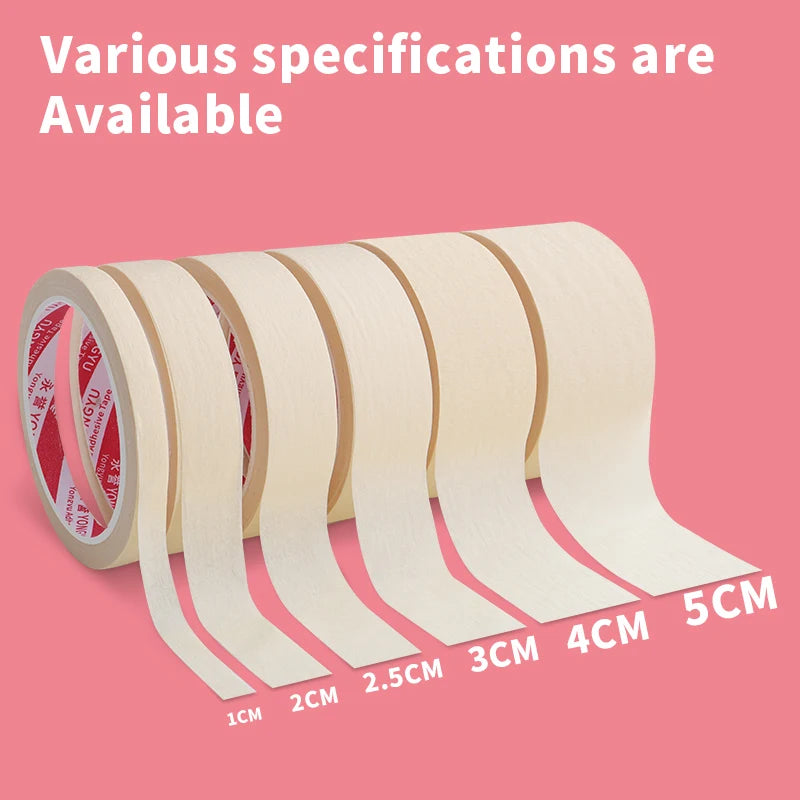Masking Tape - Single Side Adhesive - Crepe Paper