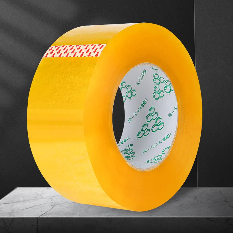 Tape for packing boxes - Yellow/Brown/Transparent