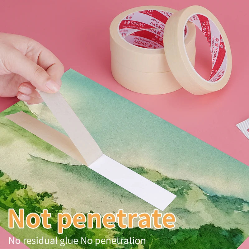 Masking Tape - Single Side Adhesive - Crepe Paper