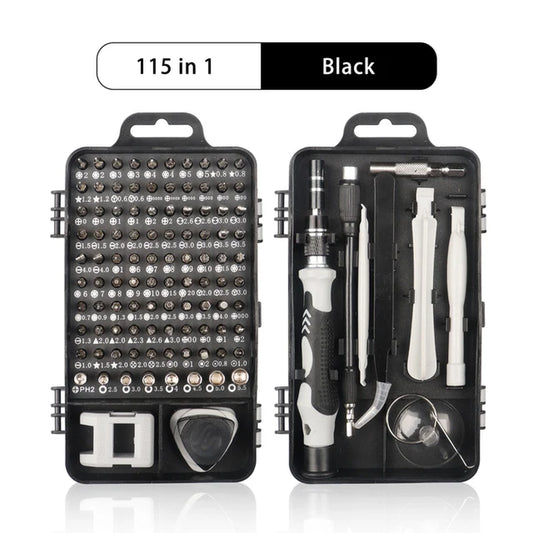 Computer Repair Kit 115 in 1 Magnetic Laptop Screwdriver Kit Precision Screwdriver Set Small Impact Screw Driver Set with Case