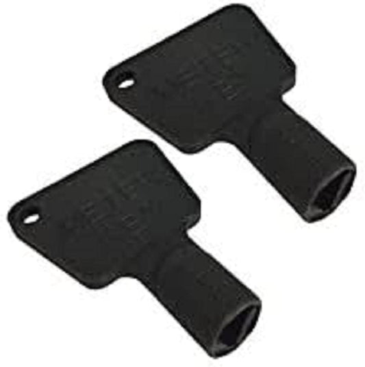 Pack of 2 Gas Meter Box Key Triangular Black Plastic Key Water Electric Utility Key…