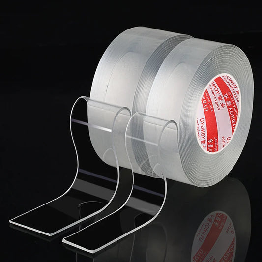 Single-sided Nano Transparent tape. [Waterproof / Acrylic / Kitchen / Bathroom]